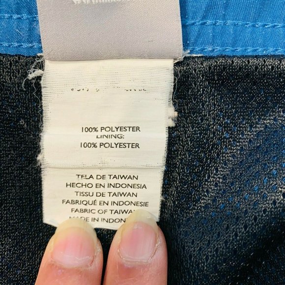 Vintage Nike Spell Out Mesh Lined‎ Swim Trunks L - Picture 5 of 12